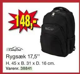 Harald Nyborg Rygsæk 17,5’’, DKK 148 tilbud