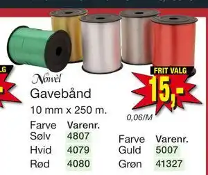 Harald Nyborg Gavebånd, DKK 15 tilbud