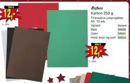 Harald Nyborg Karton 250 g, DKK 12 tilbud