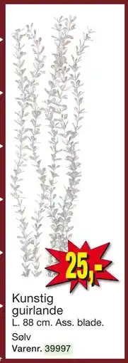 Harald Nyborg Kunstig guirlande, DKK 25 tilbud
