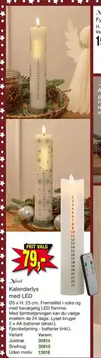 Harald Nyborg Kalenderlys med LED, DKK 79 tilbud