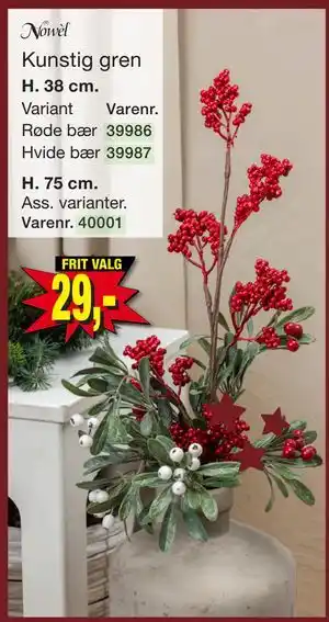 Harald Nyborg Kunstig gren, DKK 29 tilbud