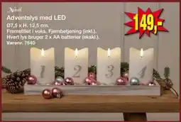 Harald Nyborg Adventslys med LED, DKK 149 tilbud