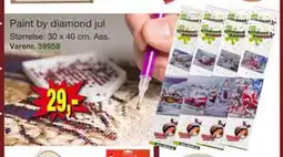 Harald Nyborg Paint by diamond jul, DKK 29 tilbud