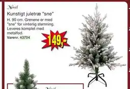 Harald Nyborg Kunstigt juletræ ”sne”, DKK 149 tilbud