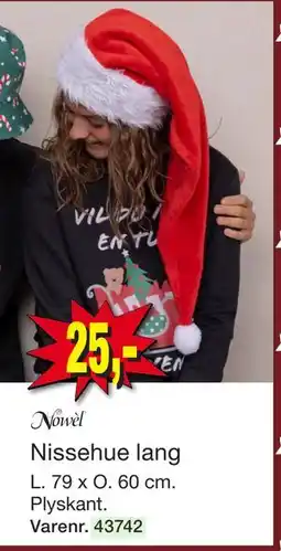 Harald Nyborg Nissehue lang, DKK 25 tilbud