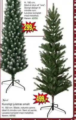 Harald Nyborg Kunstigt juletræ smalt, DKK 499 tilbud