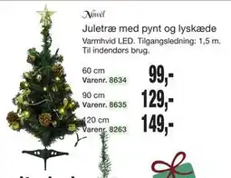 Harald Nyborg Juletræ med pynt og lyskæde tilbud