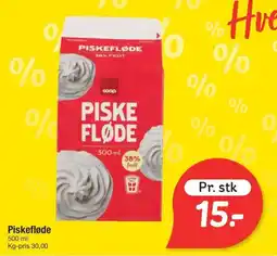 Fakta Tyskland Piskefløde tilbud