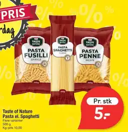 Fakta Tyskland Taste of Nature Pasta el. Spaghetti tilbud