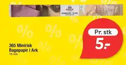 Fakta Tyskland 365 Minirisk Bagepapir i Ark tilbud