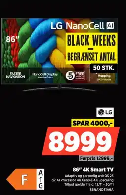 Power LG 86" 4K Smart TV tilbud