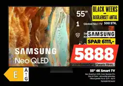 Power Samsung 55" 4k smart tv tilbud