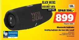 Power JBL Bluetooth-højttaler Kraftig højtaler der kan tåle vand! tilbud