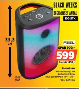 Power Feel Festhøjttaler tilbud