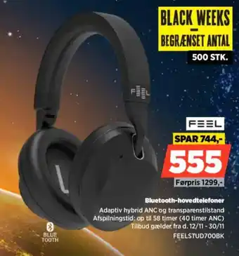 Power Bluetooth-hovedtelefoner tilbud