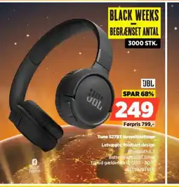 Power JBL Tune 527BT hovedtelefoner Letvægts, foldbart design tilbud