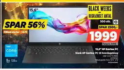 Power Hp 15,6" HP Bærbar PC Slank HP bærbar PC til hverdagsbrug tilbud