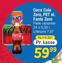 Fakta Tyskland Coca Cola Zero / Fanta Zero (PET) tilbud