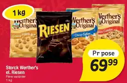 Fakta Tyskland Storck Werther's / Riesen tilbud