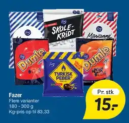 Fakta Tyskland Fazer (flere varianter) tilbud