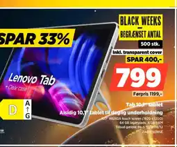 Power Tab 10,1" tablet Alsidig 10,1 tablet til daglig underholdning tilbud