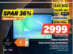 Power SAMSUNG Galaxy Tab S10 FE Slank og letvægts problemløser tilbud