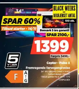 Power Cepter - Pulse X Fremragende farvegengivelse tilbud