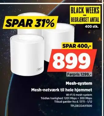 Power Mesh-system Mesh-netværk til hele hjemmet tilbud