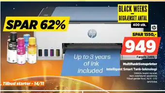 Hp multifunktionsprinter included intelligent smart tank-teknologi