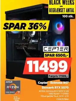 Power Cepter cepter - extreme r57bemærk rtx 5070 tilbud