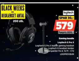 Power logitech Gaming bundle Logitech G Pro X Logitech G Pro X tilbud