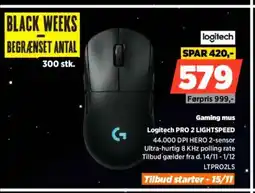 Power Gaming mus logitech pro 2 lightspeed tilbud