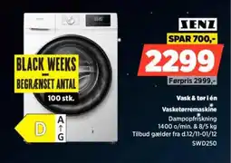 Power Vask & tør i én Vasketørremaskine tilbud