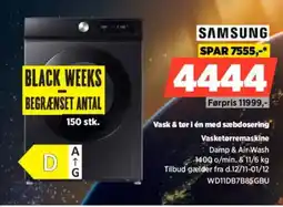 Power Samsung vask & tør i én med sæbdosering vasketørremaskine tilbud