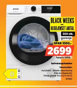 Power Gorenje opfriskningsfunktion tørretumbler tilbud