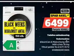 Power Miele twindos sæbedosering vaskemaskine tilbud