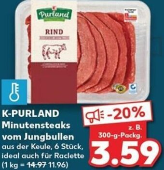 Kaufland K-Purland Minutensteaks tilbud