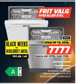 Power AutoOpen-terring Opvaskemaskine tilbud