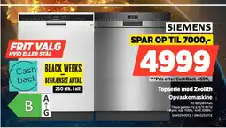 Power SIEMENS Topserie med Zeolith Opvaskemaskine tilbud