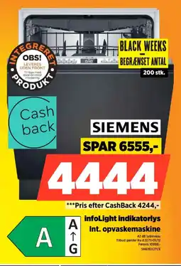 Power Siemens infolight indikatorlys int. opvaskemaskine tilbud