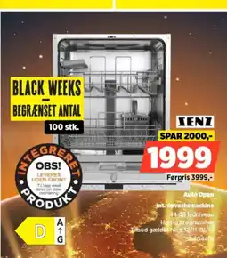 Power Auto Open Int. opvaskemaskine tilbud