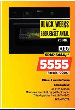 Power AEG Mikro- & varmluftsovn Kompaktovn tilbud