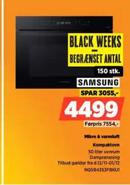 Power SAMSUNG Mikro & varmluft Kompaktovn Tilbud gælder fra d.12/11-01/12 tilbud