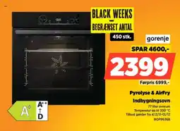 Power Pyrolyse & AirFry Indbygningsovn tilbud