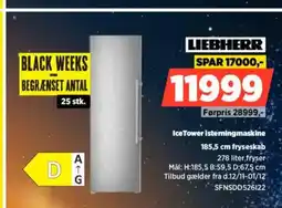 Power LIEBHERR Ice Tower isterningmaskine fryseskab tilbud
