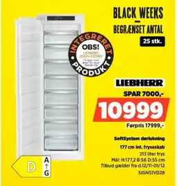 Power LIEBHERR SoftSystem dørlukning int. fryseskab tilbud