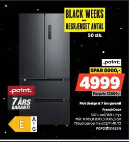 Power Point flot design & 7 års garanti french door tilbud