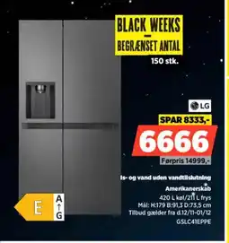 Power Lg is- og vand uden vandtilslutning amerikanerskab tilbud