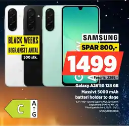 Power SAMSUNG Galaxy A26 5G 128 GB Massivt 5000 mAh batteri holder to dage tilbud